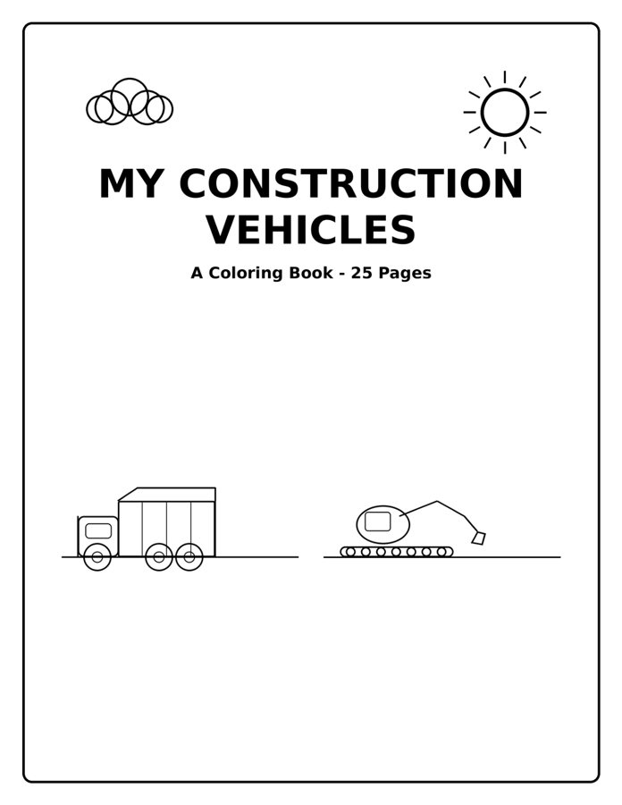 Cover of My Construction Vehicles