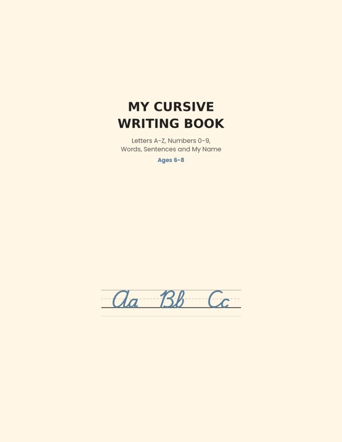 Cover of My Cursive Writing Book