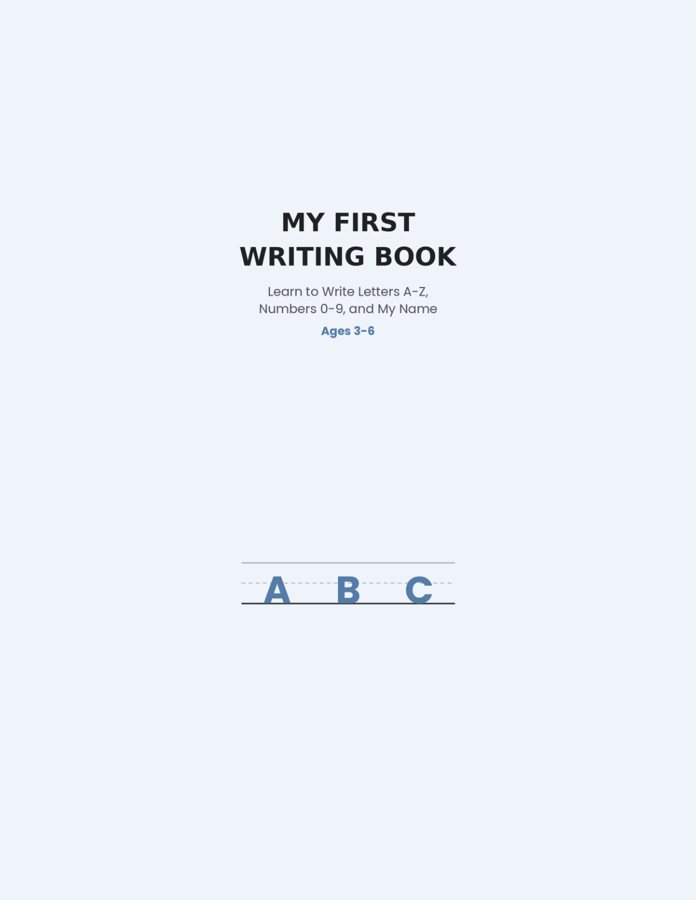 Cover of My First Writing Book
