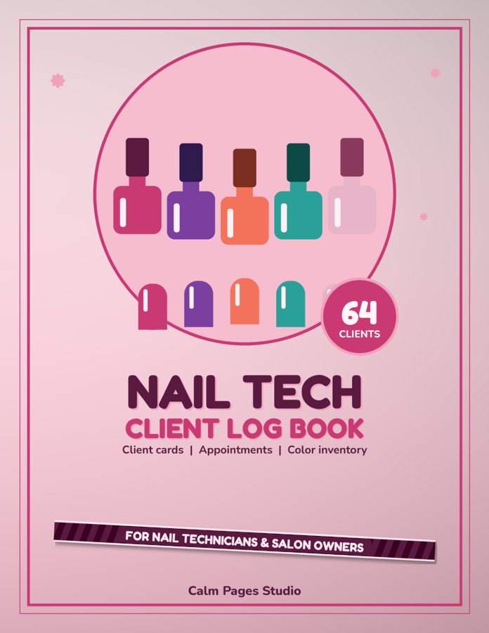 Cover of Nail Technician Client Log Book