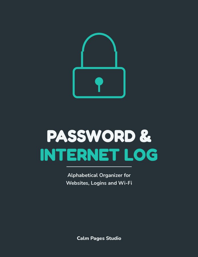 Cover of Password & Internet Log