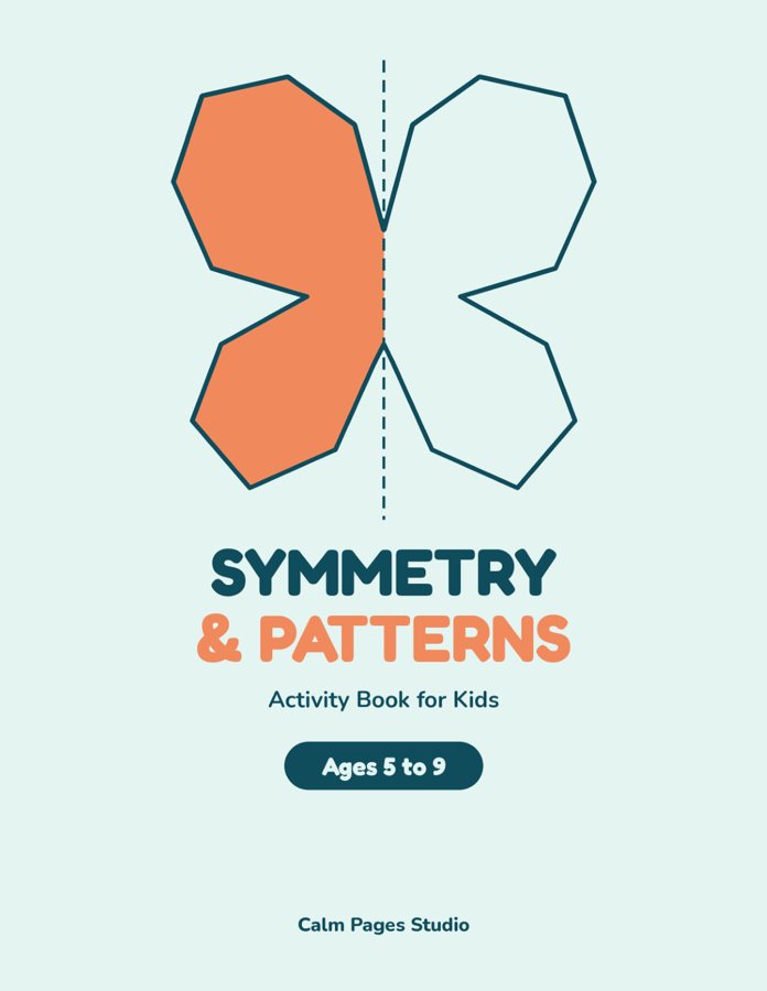 Cover of Symmetry Drawing & Pattern Book for Kids
