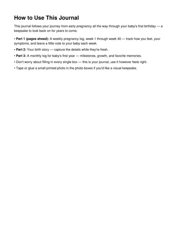 Inside Every Little Milestone, page preview 1