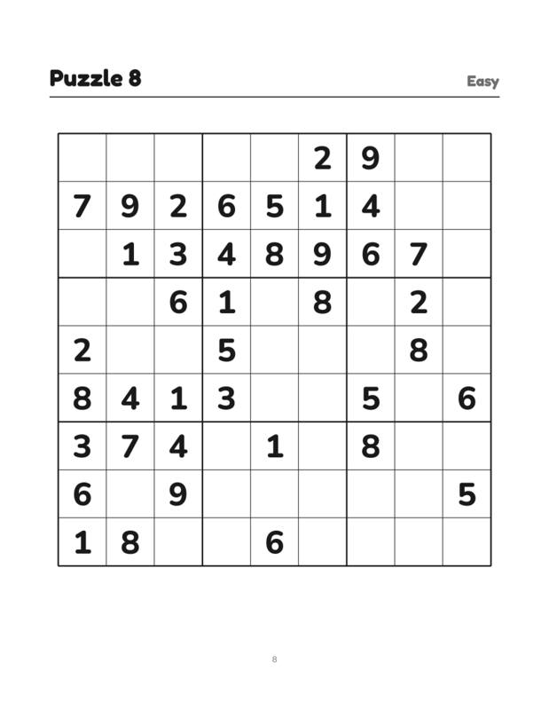 Inside Large Print Sudoku, page preview 3