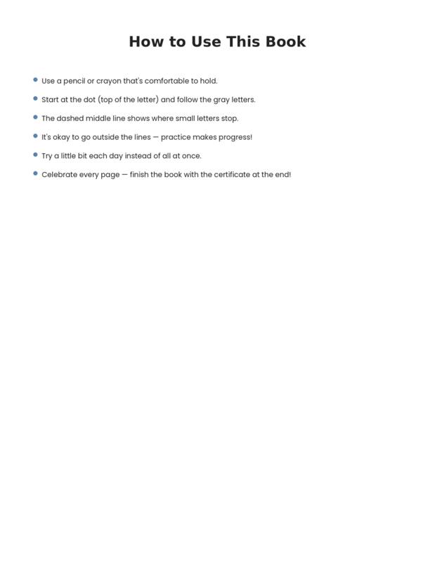 Inside My First Writing Book, page preview 1