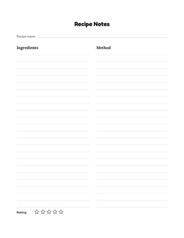 Inside Sourdough Baking Log, page preview 3