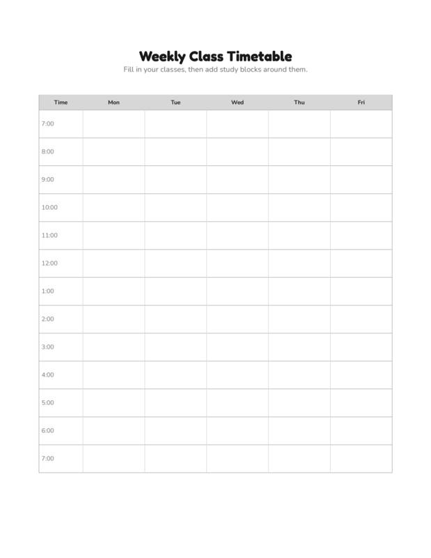 Inside Study Planner & Exam Prep Journal, page preview 2