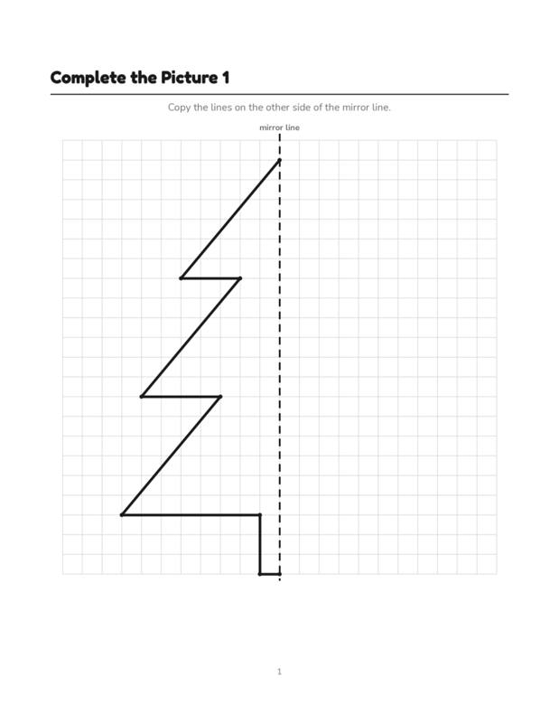 Inside Symmetry Drawing & Pattern Book for Kids, page preview 2