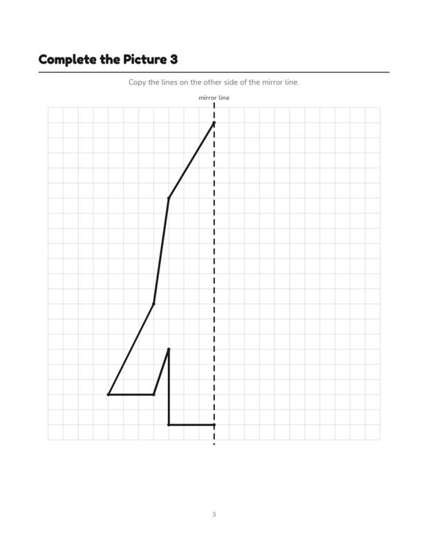 Inside Symmetry Drawing & Pattern Book for Kids, page preview 3